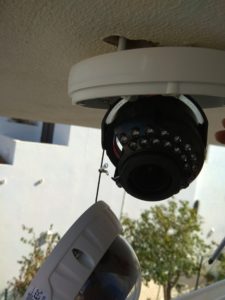 camera rotativa de vigilancia